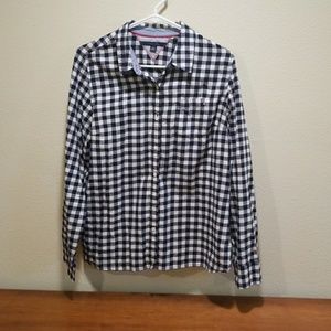SOLD Checkered flannel button down